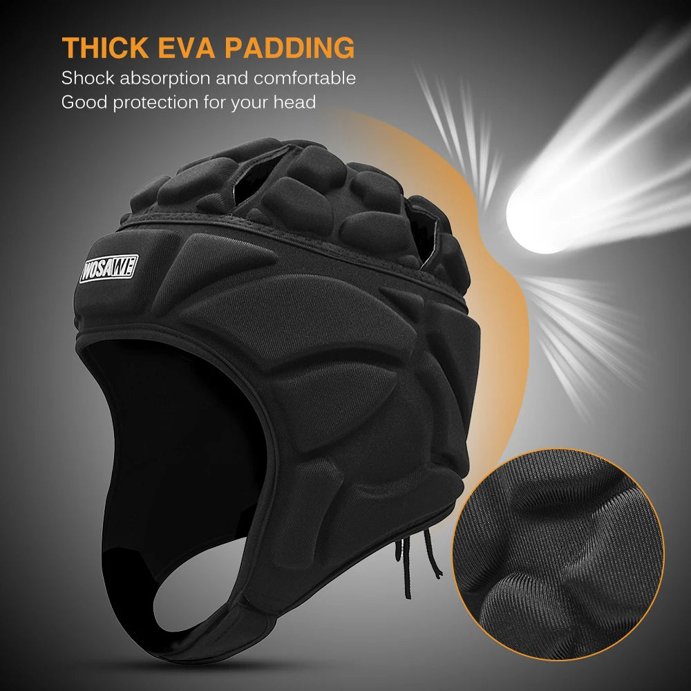 Adjustable Goalkeeper Helmet Head Protector