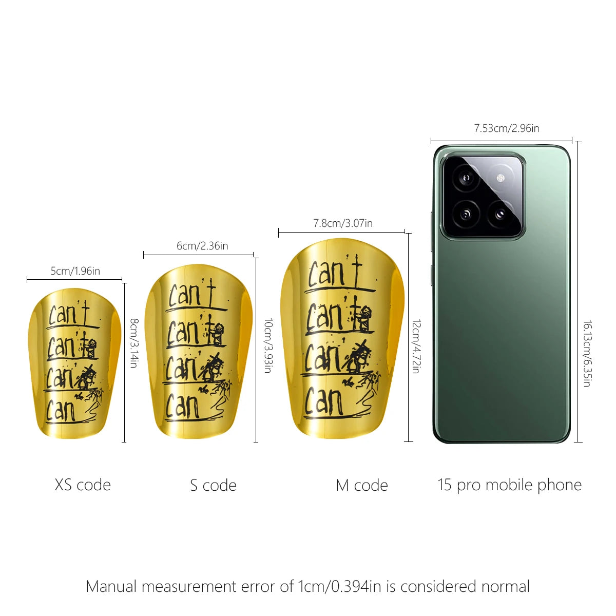 Gold mini Shinpads+ other shinny colors