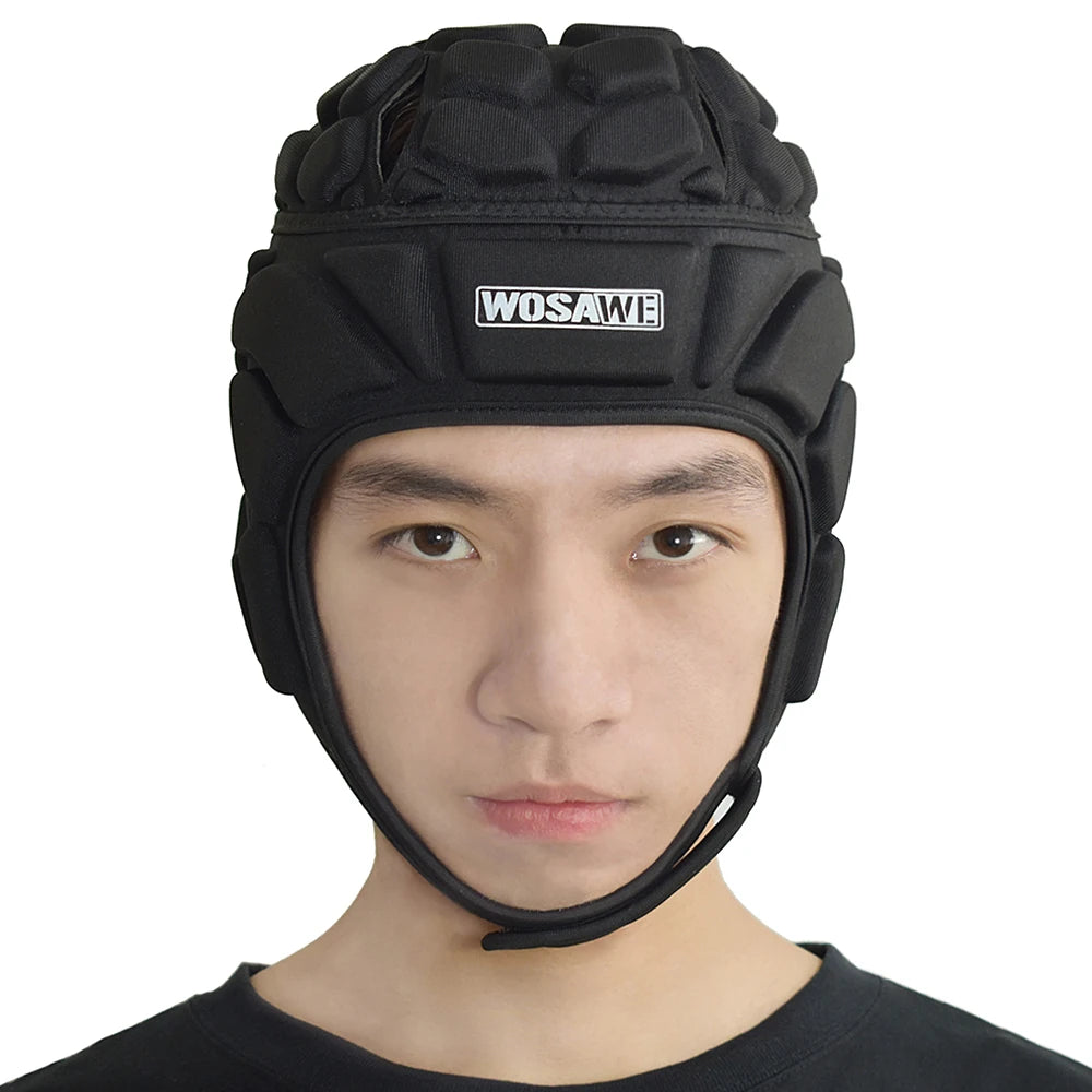 Adjustable Goalkeeper Helmet Head Protector