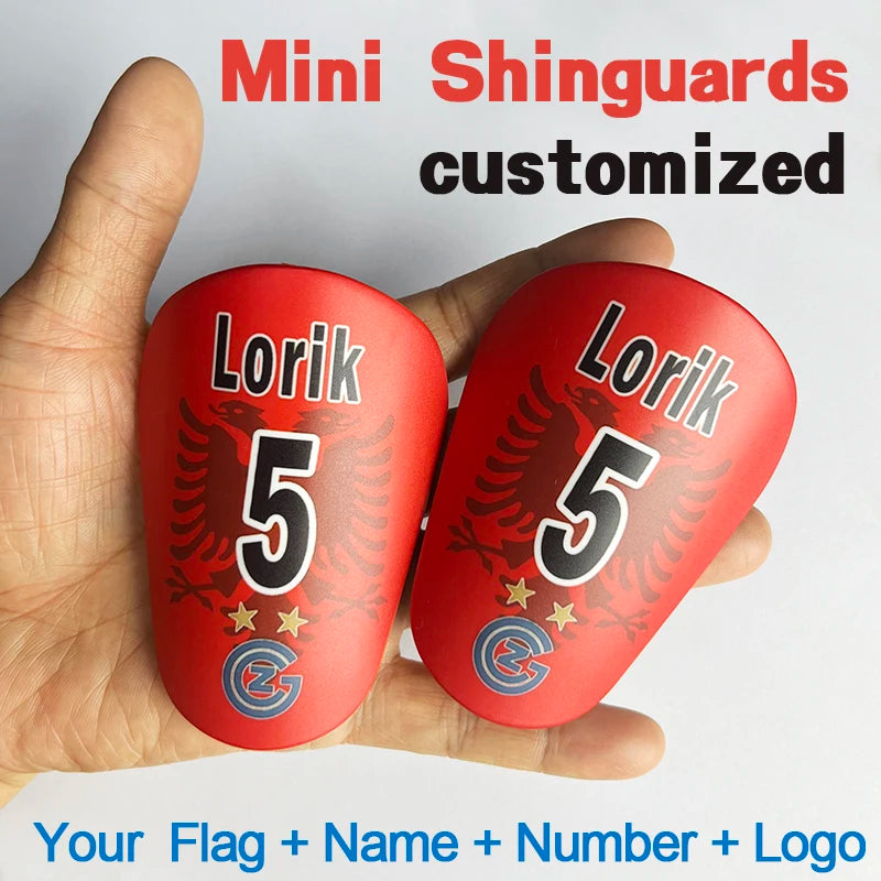 Customized ShinPads Name Number Logo Personalized