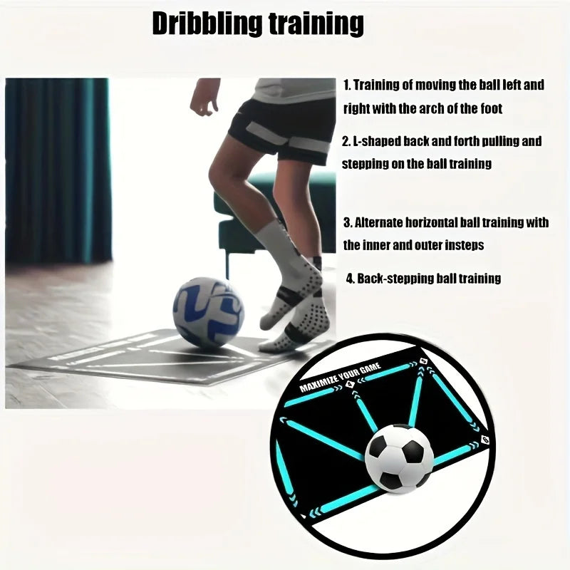 Footwork training mat ball control