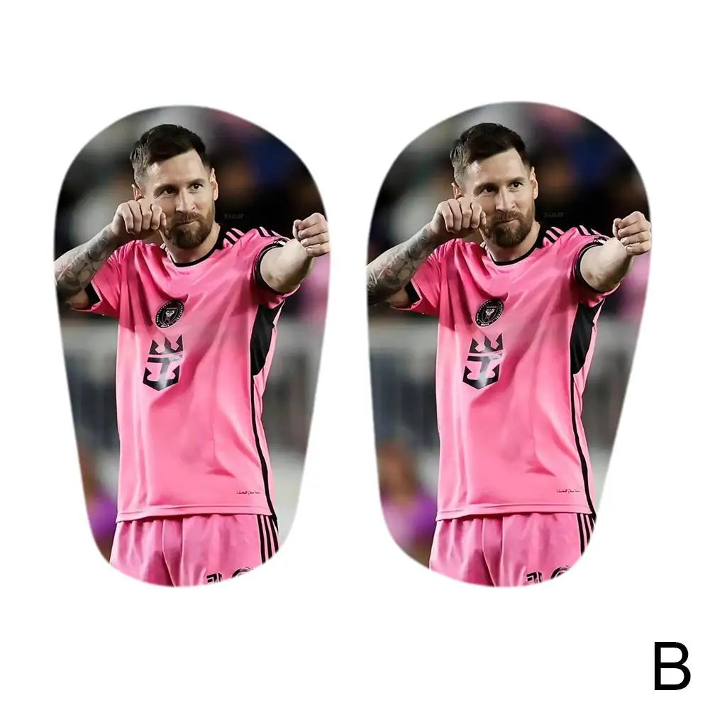 Mini ShinPads Featuring Messi, Neymar, Mbappé, and Ronaldo