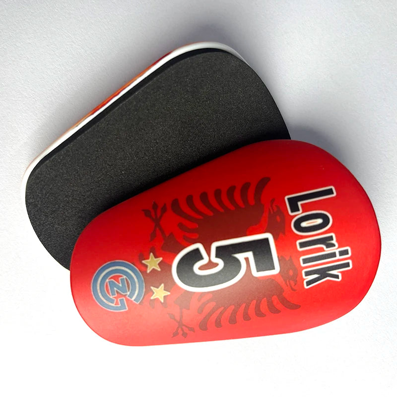 Customized ShinPads Name Number Logo Personalized