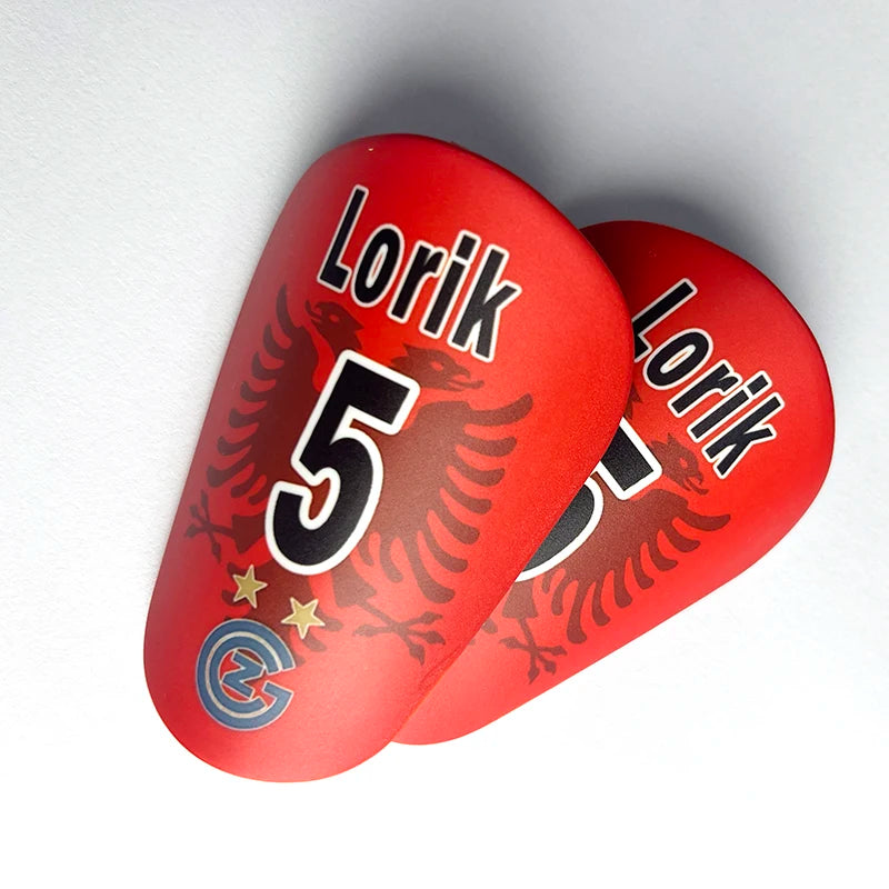 Customized ShinPads Name Number Logo Personalized