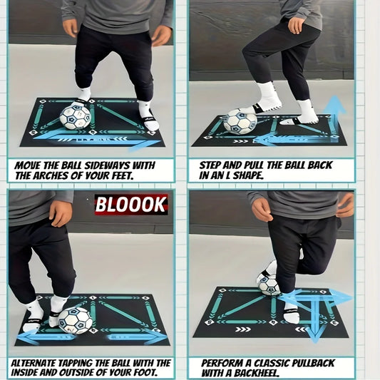 Footwork training mat ball control