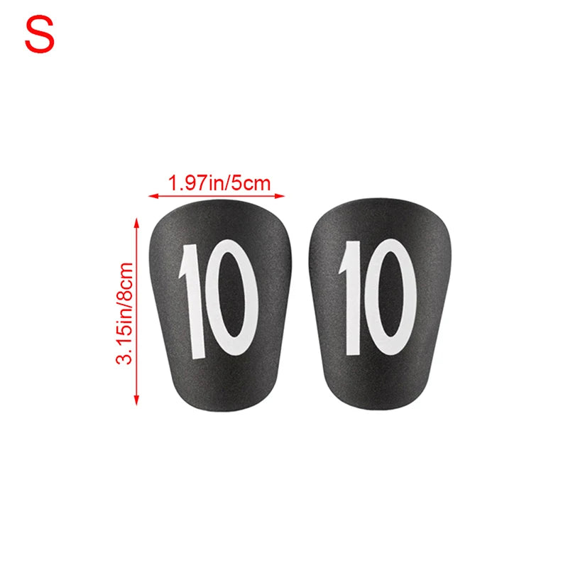 Mini Shinpads black number 9 & 10 edition