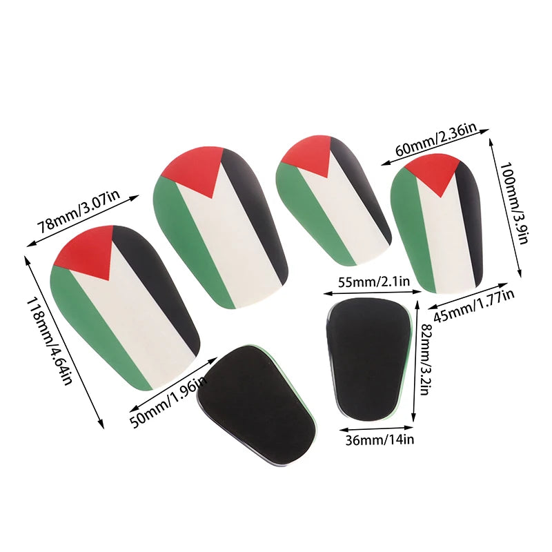Mini Palestine Flag ShinPads