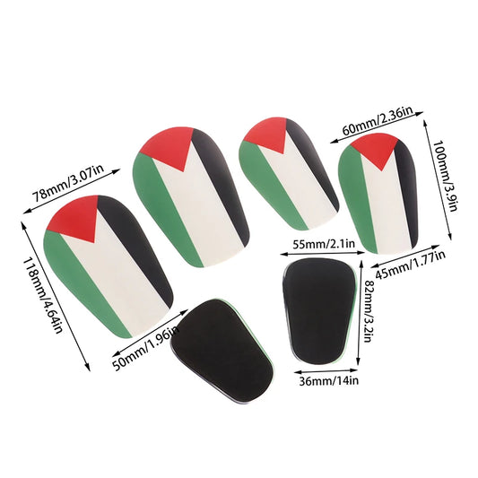 Mini Palestine Flag ShinPads