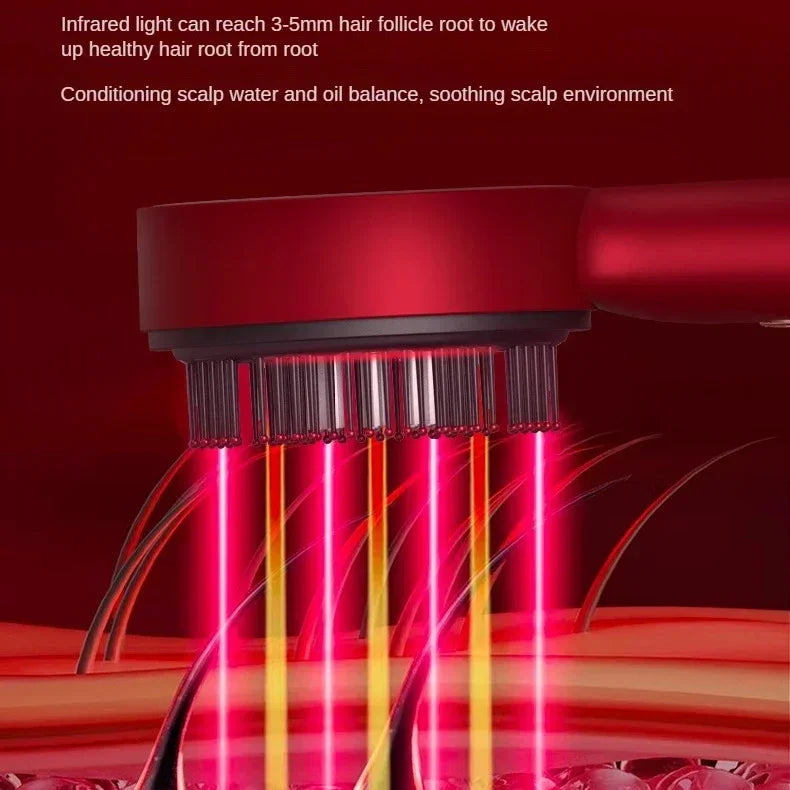 Electric Scalp Massager – Hair Growth & Relaxation Comb