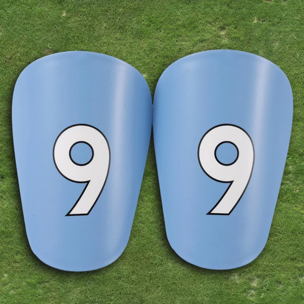 Number 9 mini shinpads  Blue